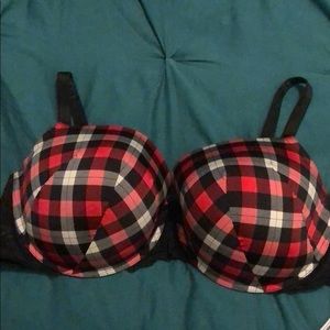 Torrid plaid t-shirt bra